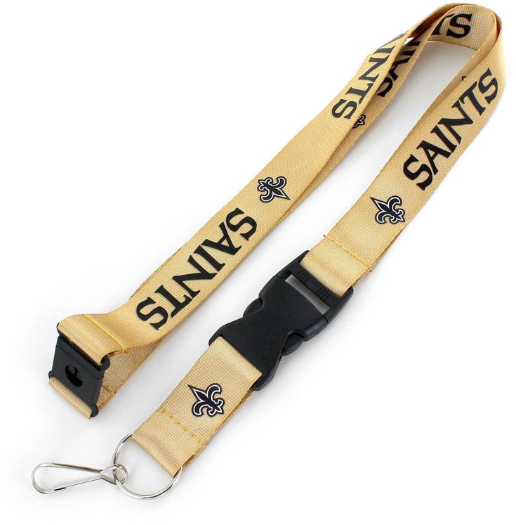 New Orleans Saints Long Lanyard Key Ring