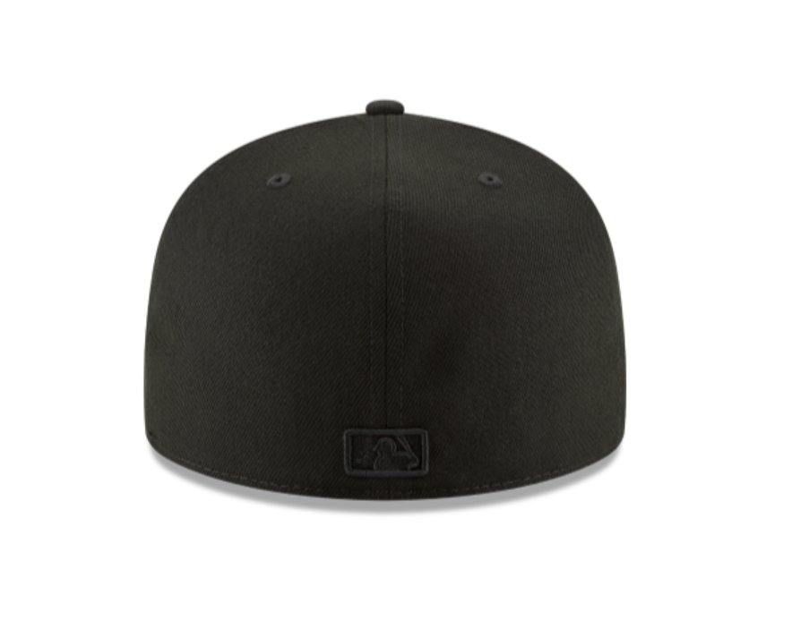 Oakland A's Black Black Fitted Cap