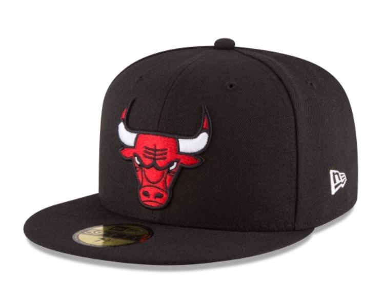 Chicago Bulls Alt Black OTC Fitted Cap
