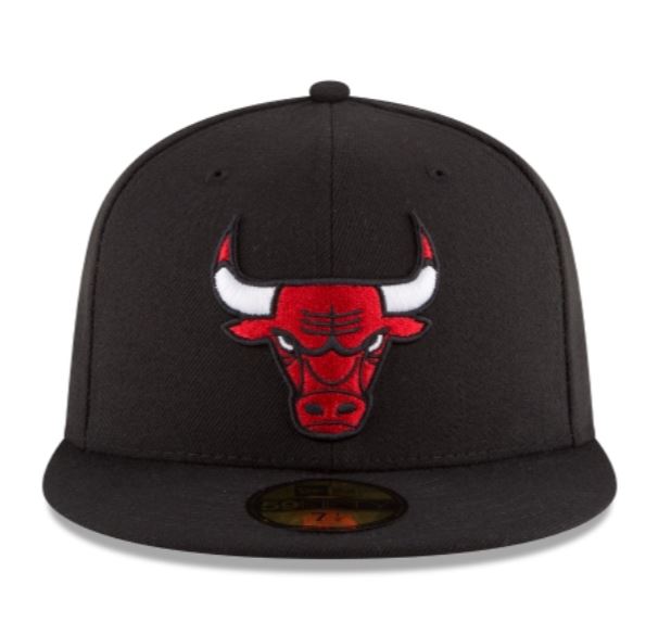 Chicago Bulls Alt Black OTC Fitted Cap