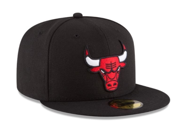 Chicago Bulls Alt Black OTC Fitted Cap