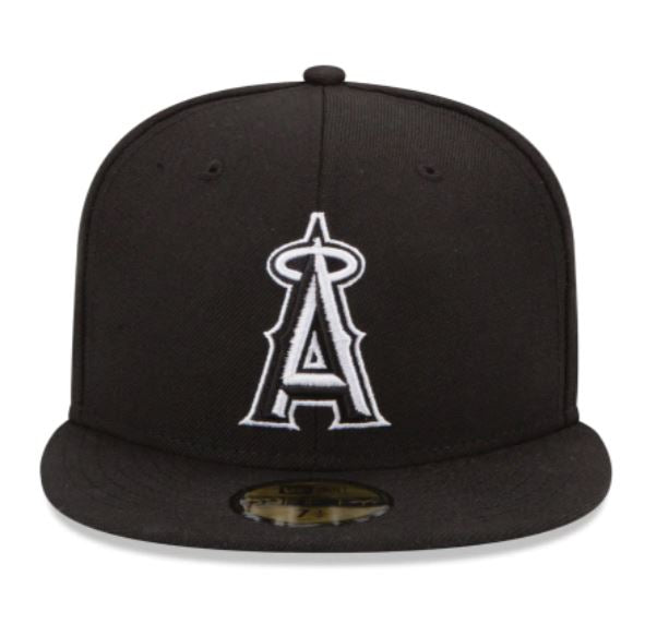 LA Angels of Anaheim Black White Snapback
