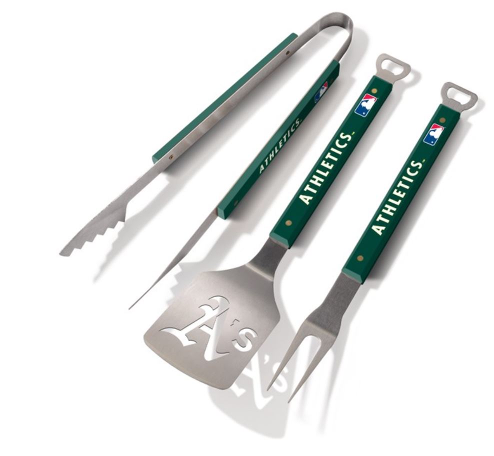 MLB BBQ Set 3PCS Oakland A's