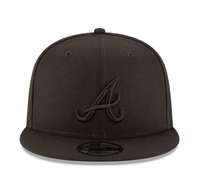 Atlanta Braves Black Snapback