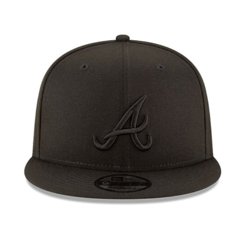 Atlanta Braves Black Snapback