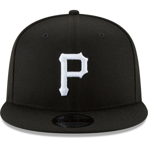 Pittsburgh Pirates Black White Snapback