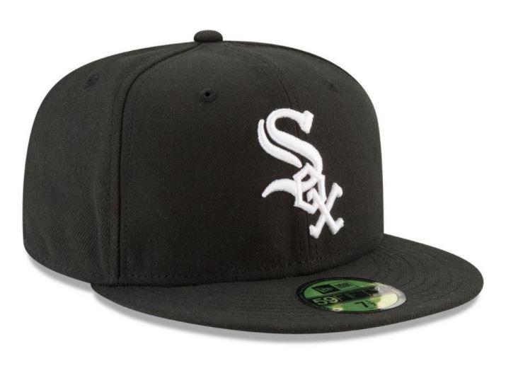 Chicago White Sox Black Game Fitted Cap