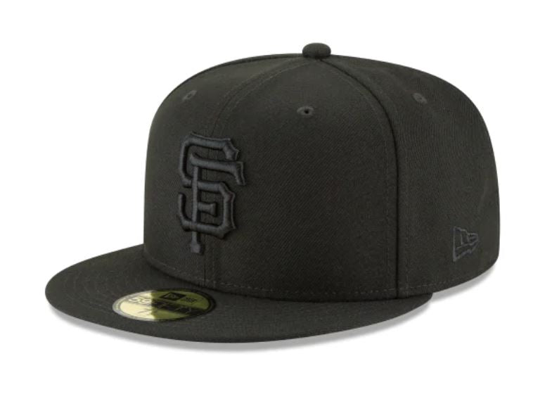 Sf giants black on black hat Clearance