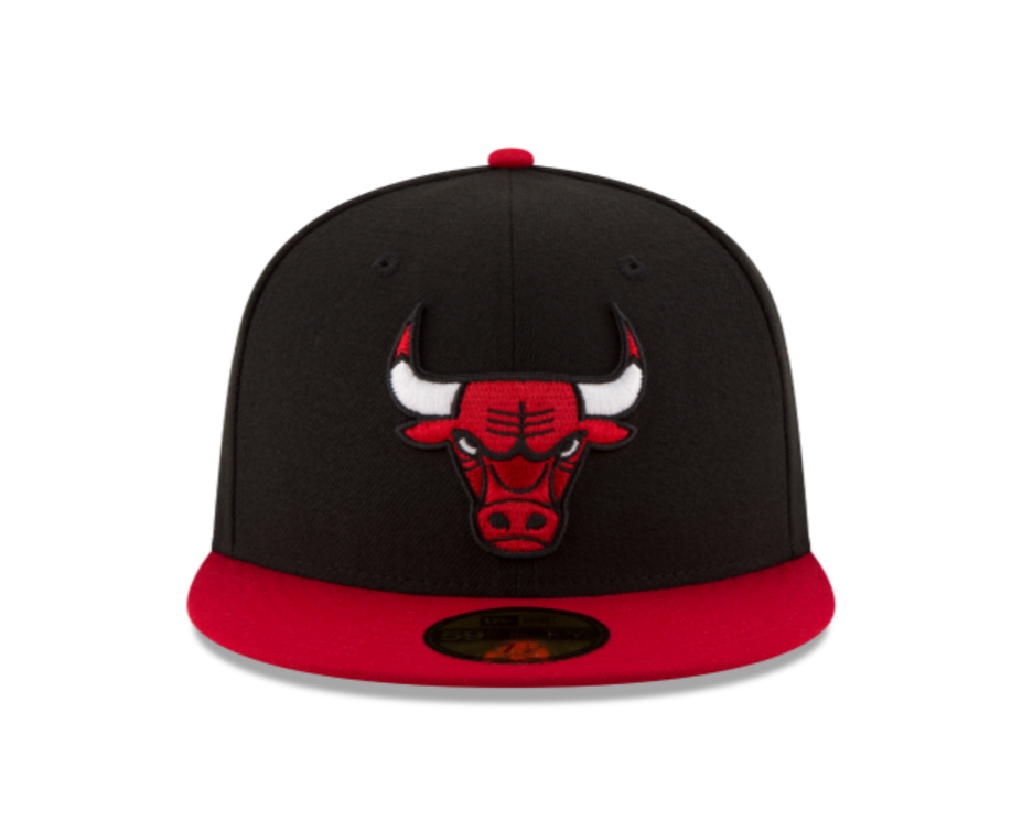 Chicago Bulls Black 2Tone OTC Fitted Cap