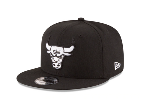 Chicago Bulls Black White Snapback