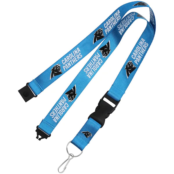 Carolina Panthers Long Lanyard Key Ring