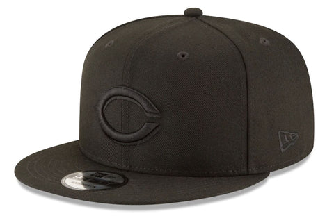 Cincinnati Reds Black Black Snapback