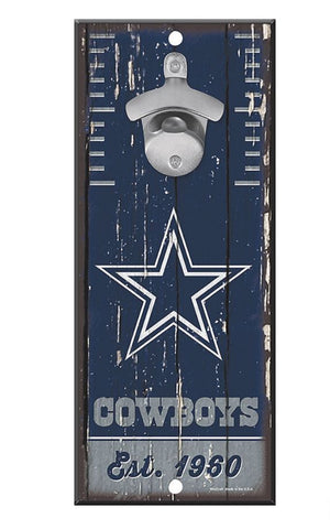 Dallas Cowboys Wooden Bottle Opener