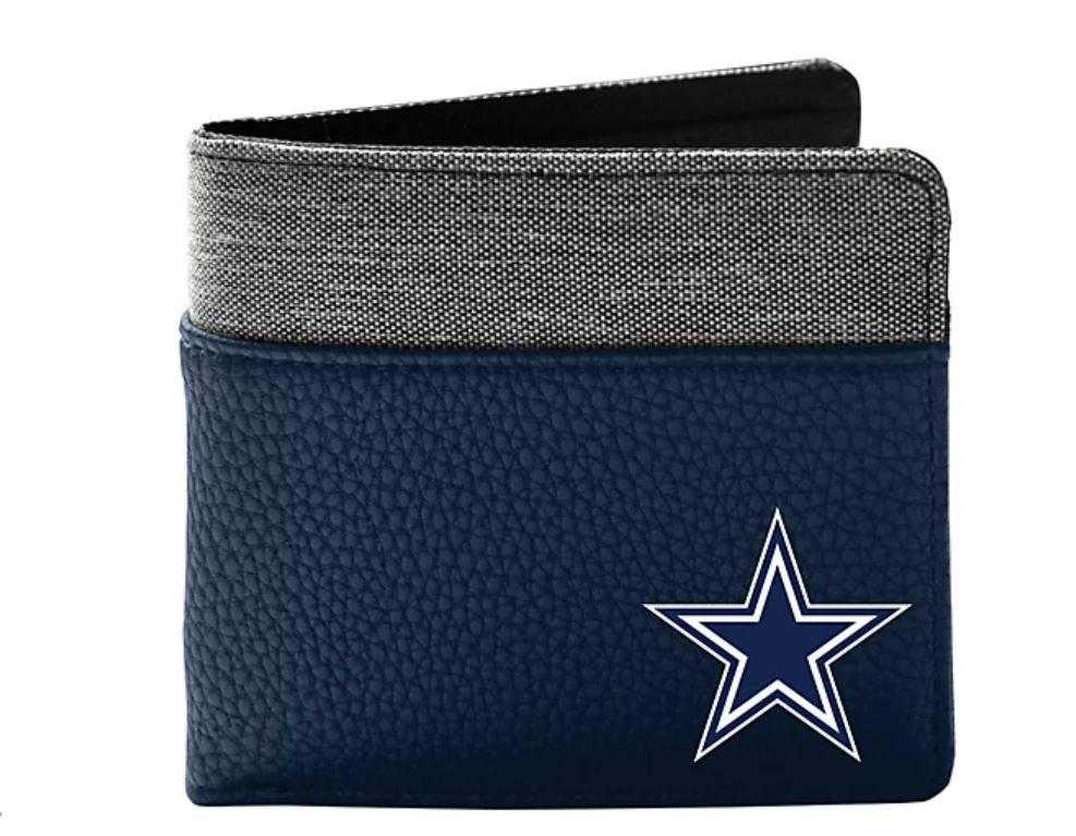 Dallas Cowboys Pebble Bi-Fold Wallet