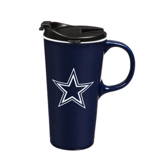 Dallas Cowboys Ceramic Travel Mug