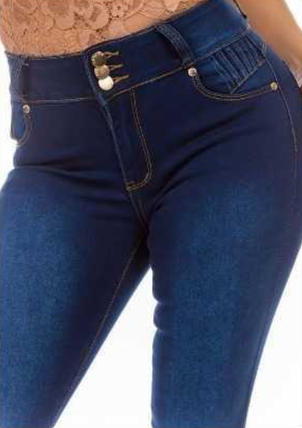 High Waist 3 Button Skinny Jeans Cutie Pie (FINAL SALE)