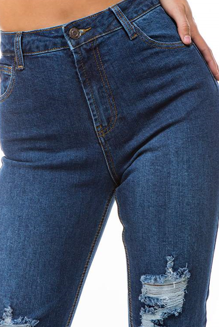 High Waist Streight Leg Jeans