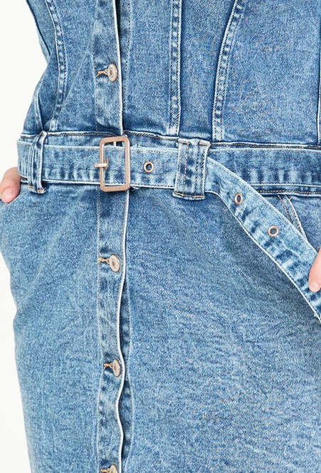 Denim Dress SL (FINAL SALE)