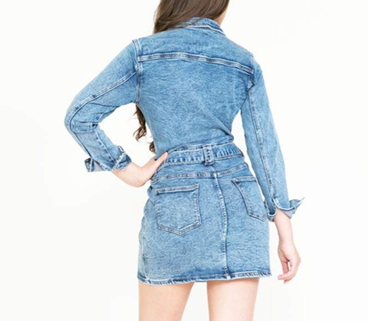Denim Dress SL (FINAL SALE)