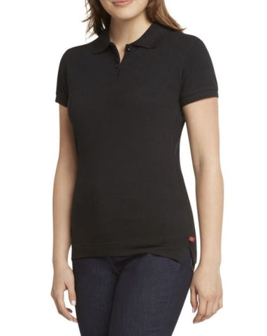 Dickies Girl Juniors' Short Sleeve Pique Polo Shirt