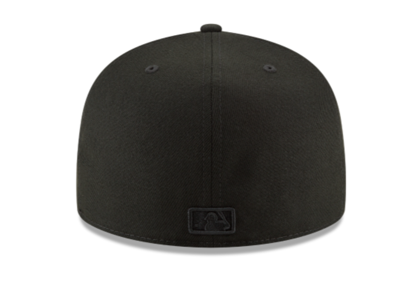 LA Dodgers Black Black Fitted Cap