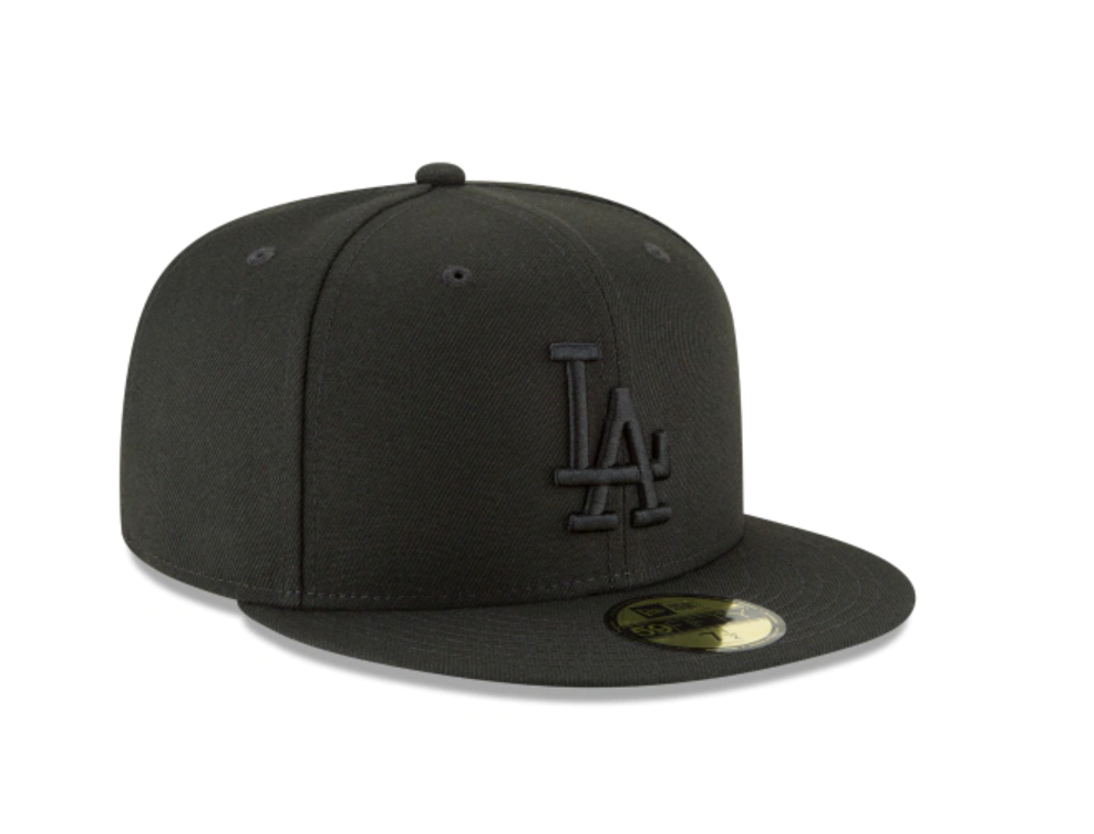 LA Dodgers Basic Black Snapback