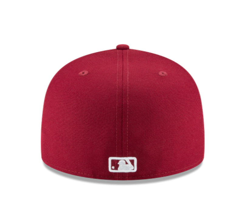 LA Dodgers Burgundy Fitted Cap