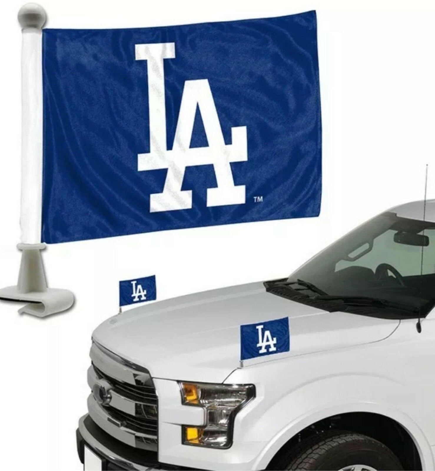 MLB Los Angeles Dodgers Car Flag