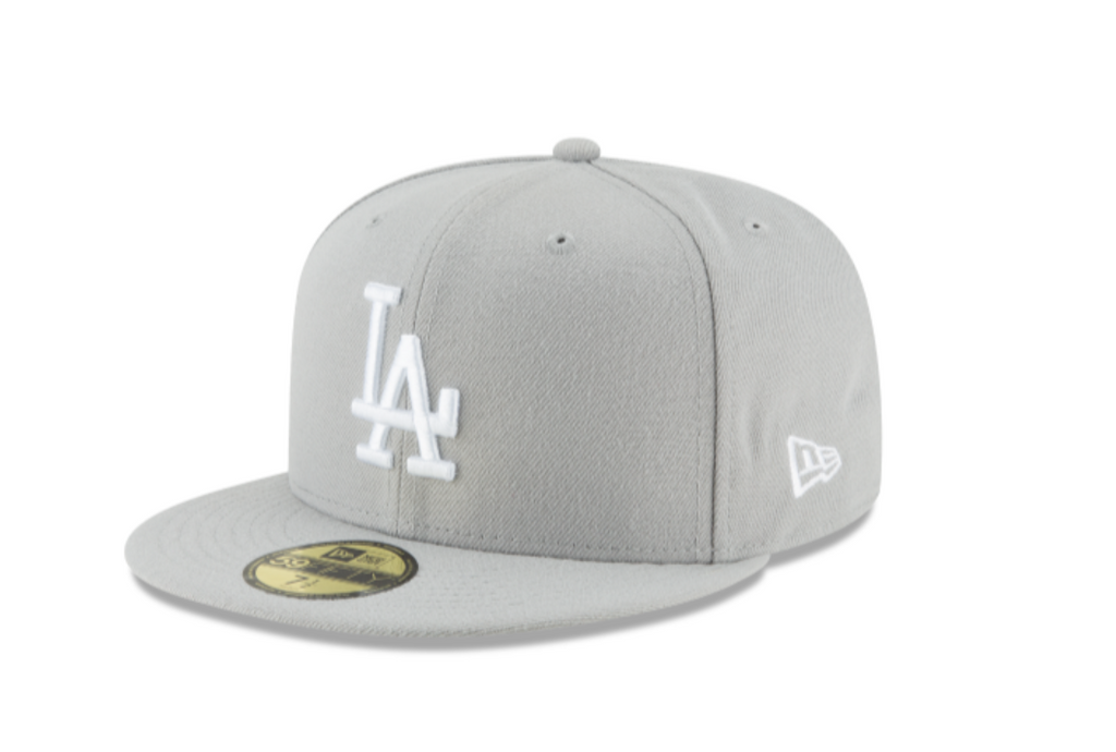 LA Dodgers Gray Fitted Cap