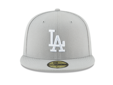 LA Dodgers Gray Fitted Cap