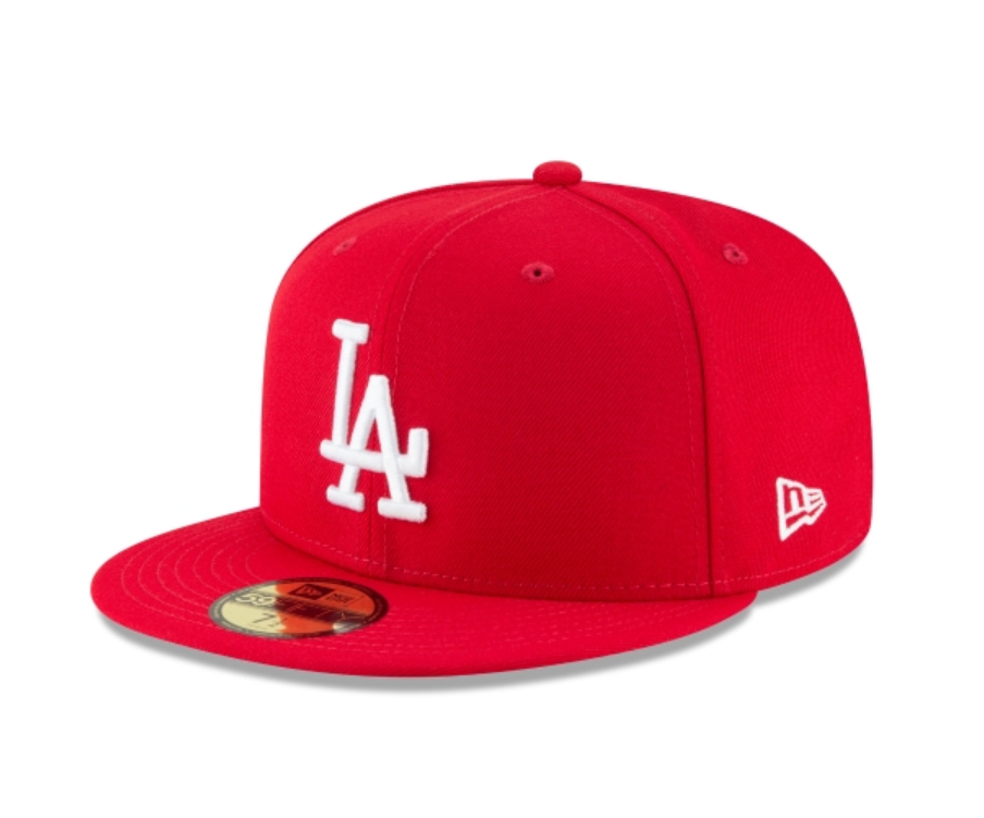 LA Dodgers Scarlet Fitted Cap