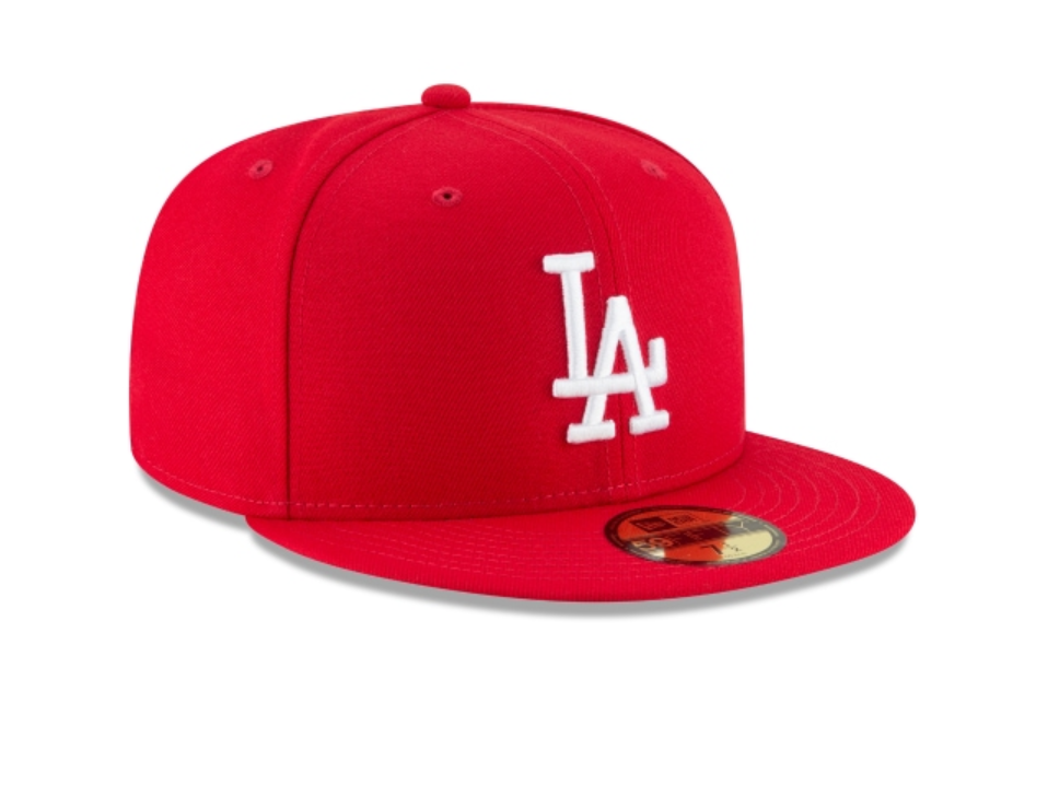 LA Dodgers Scarlet Fitted Cap
