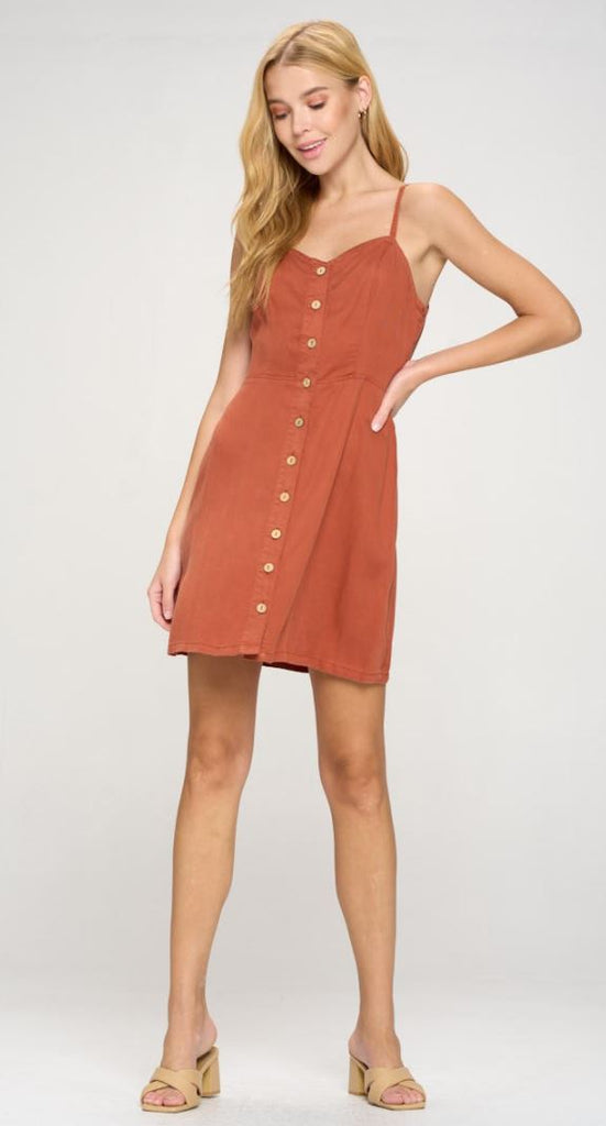 Color Tencel Dress 1069 (FINAL SALE)