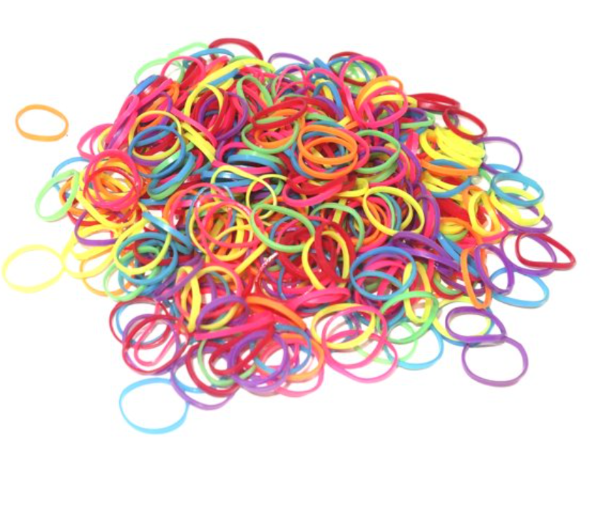 Elastic Plastic Hair Ties