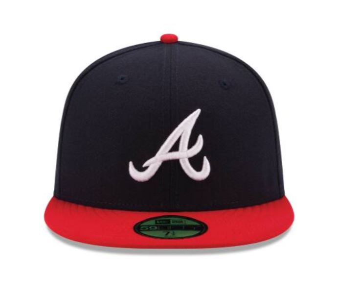 Atlanta Braves On Field Game Fitted Cap