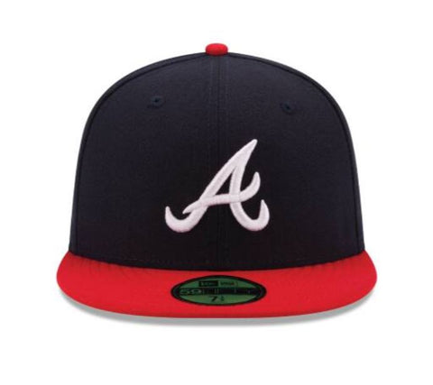 Atlanta Braves On Field Game Fitted Cap