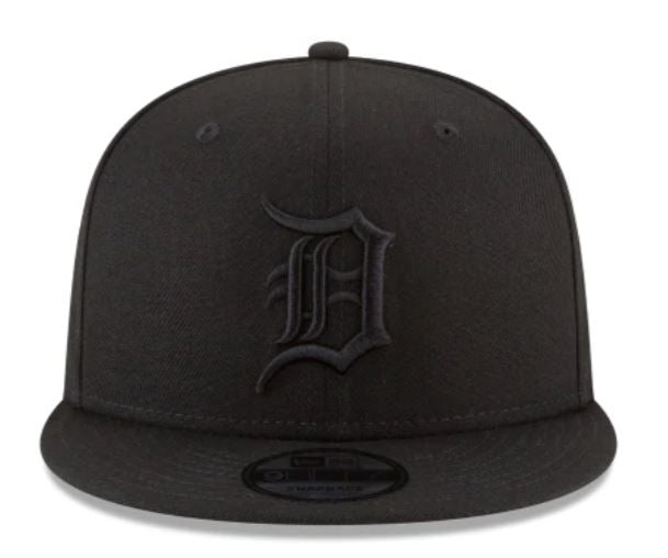 Detroit Tigers Basic Black Black Snapback