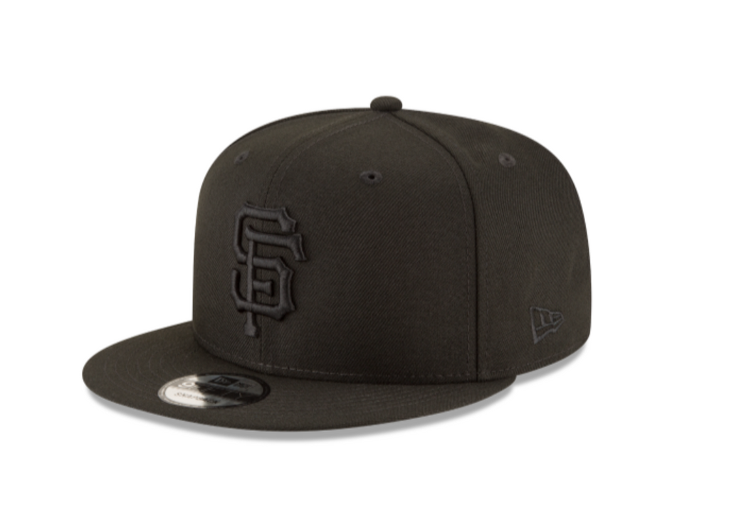 SF Giants Black Black Snapback