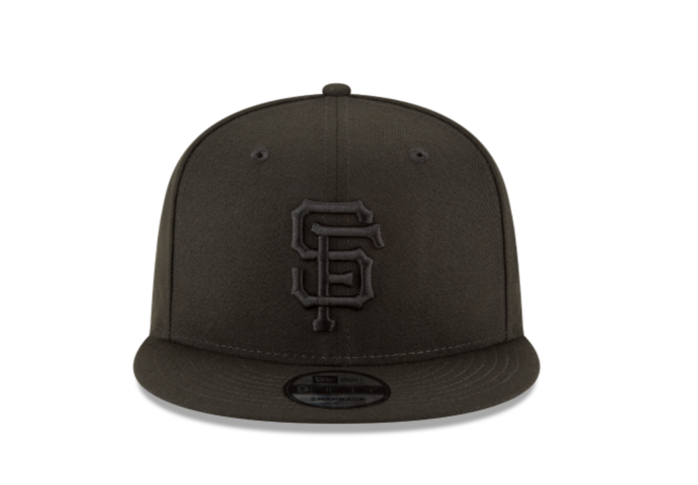 SF Giants Black Black Snapback