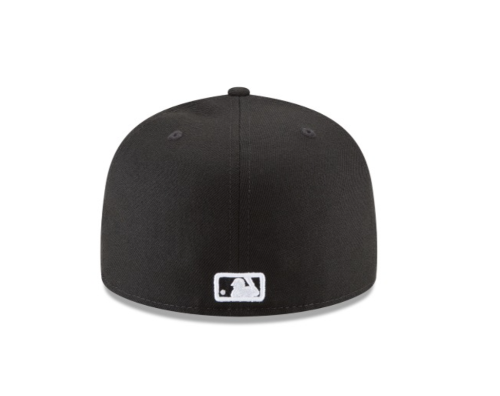 SF Giants Black & White Fitted Youth Cap