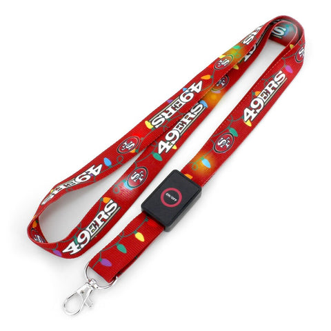 SF 49ers Light Up Lanyard