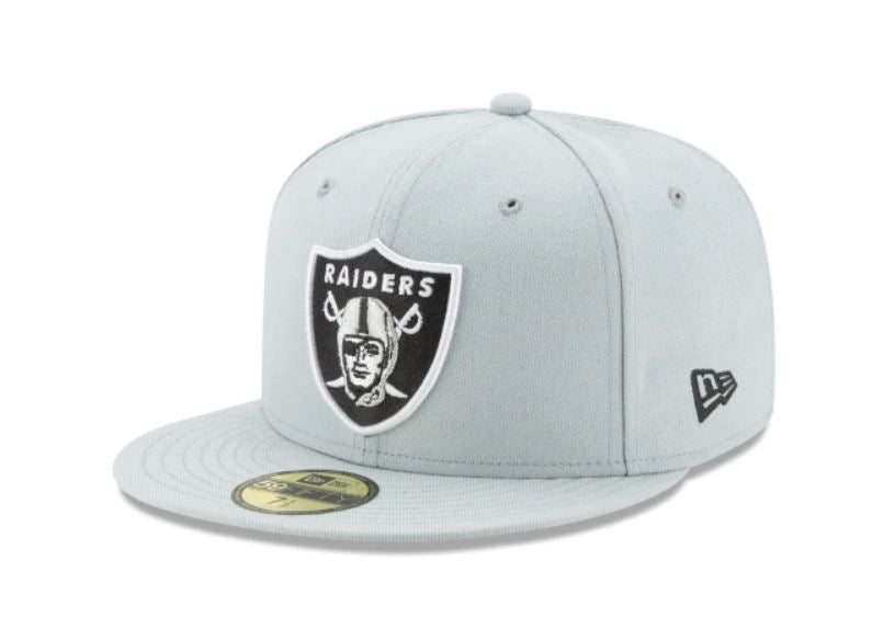 LV Raiders Snow Grey 5950 Fitted Cap