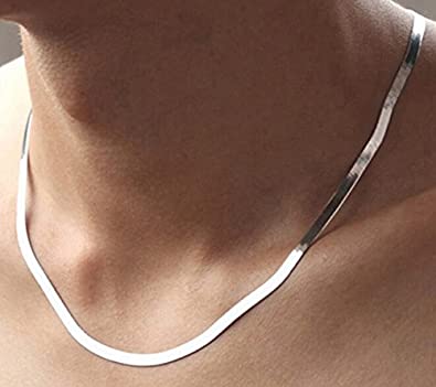 Men's Chain Necklace, Silver