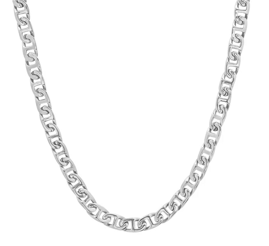Men's Chain Necklace, Silver