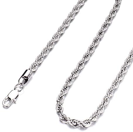 Men's Chain Necklace, Silver