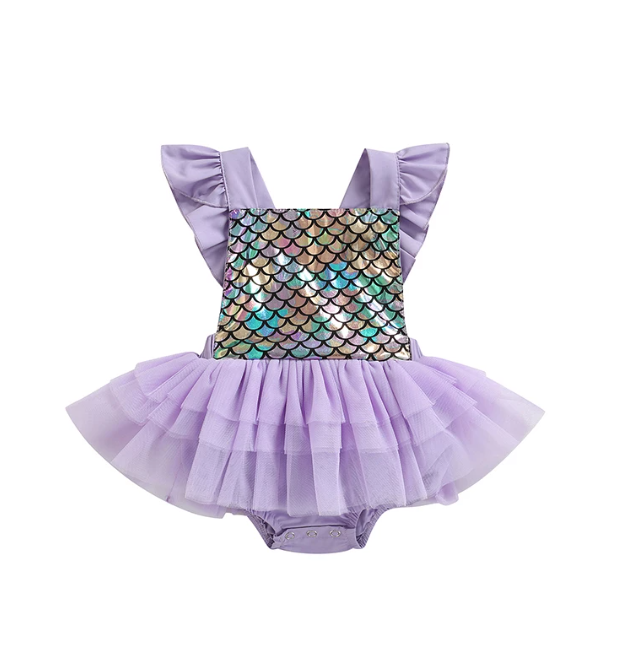 Mermaid Onesie w/ Tutu ( FINAL SALE )