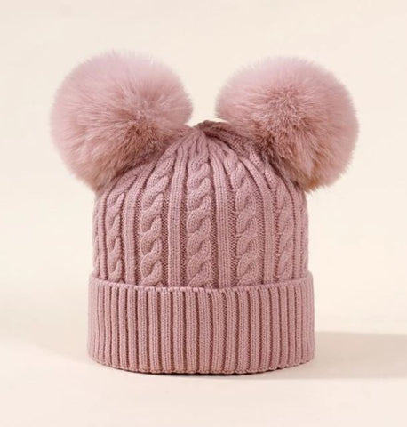 Toddlers Pom Knit Hat