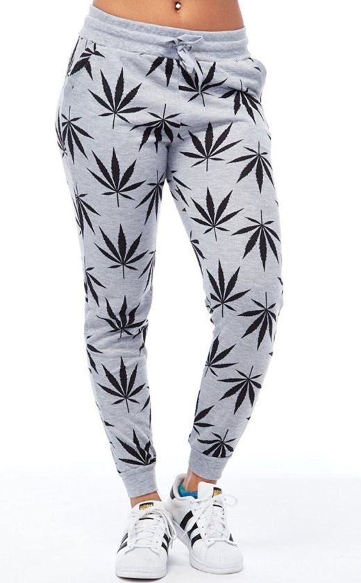MJ Leaf Pattern Joggers