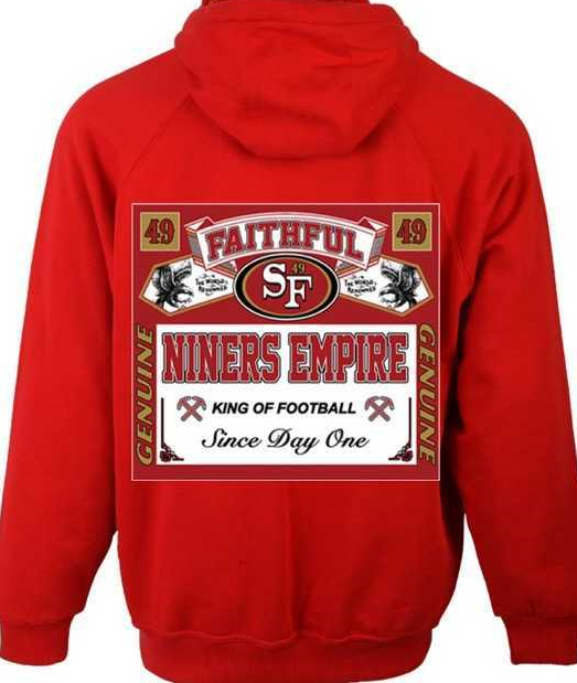 SF Niners King of Football Hoody
