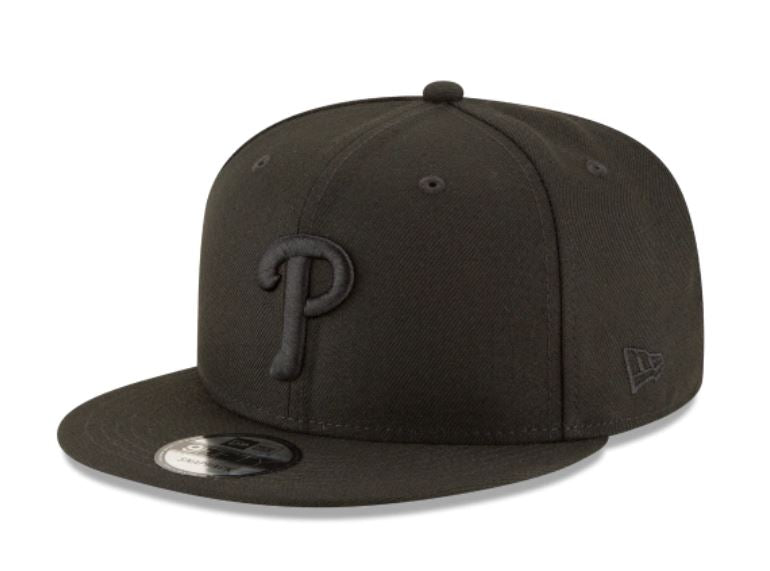 Philadelphia Phillies MLB Basic Black/Black Snapback